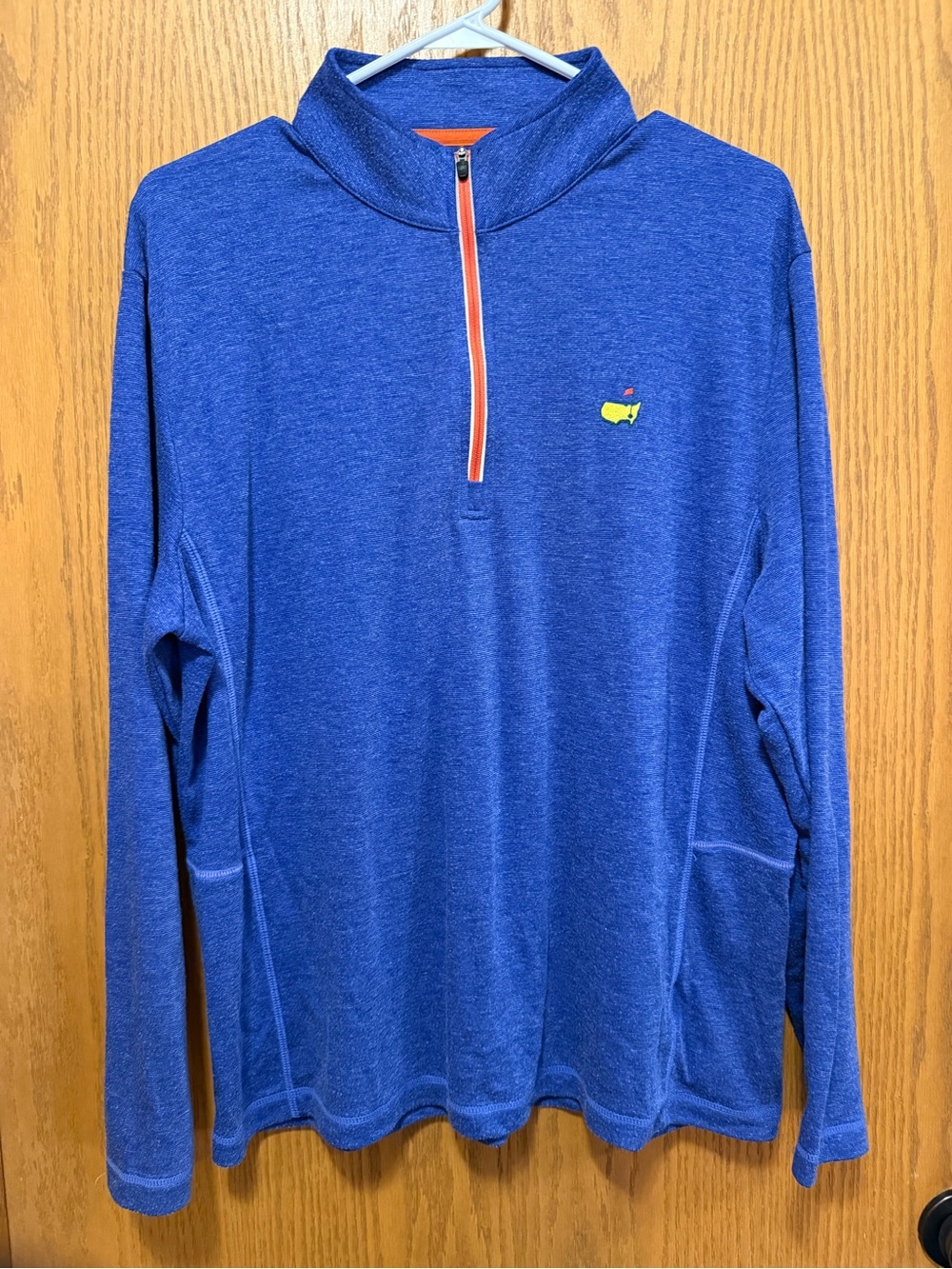 Men's Masters Tech 1/4 Blue Quarter-Zip Pullover